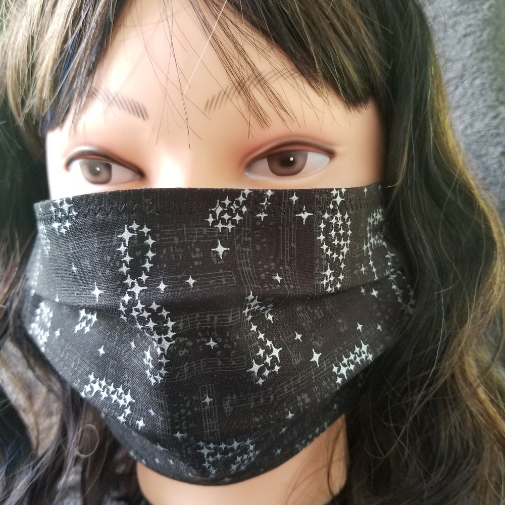 "Music" style Face Mask  - Adult Size